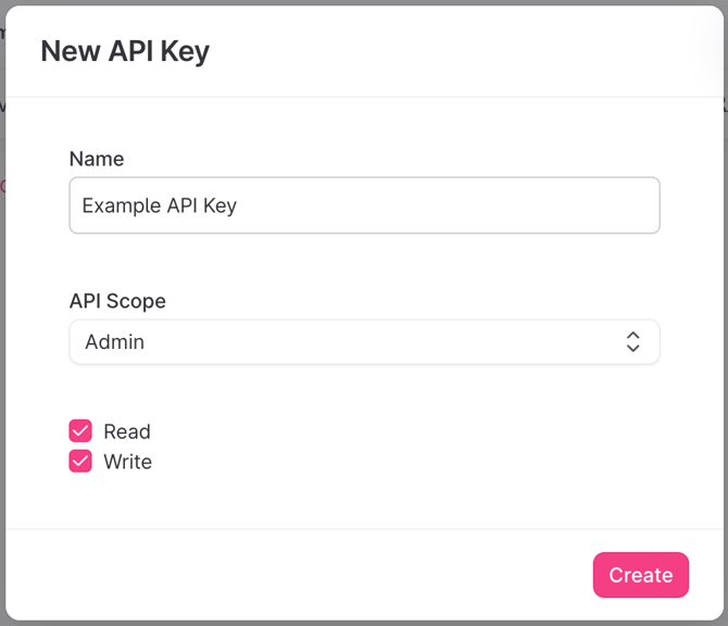 New API Key